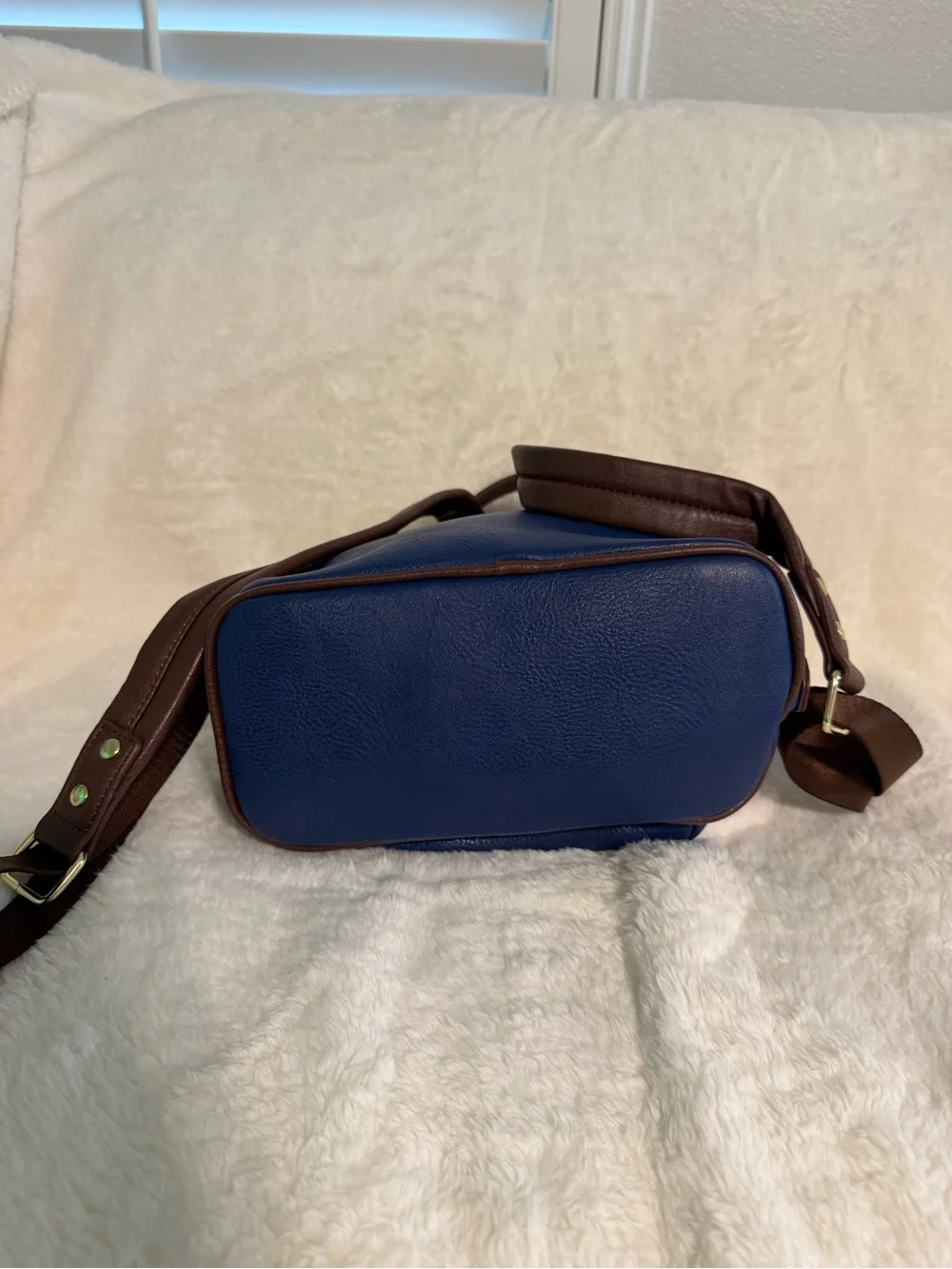 Loungefly Woody-Inspired Mini Backpack in Blue, Brown, Yellow
